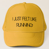 Je juste senti comme le casquette courant de (Devant)