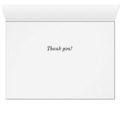 Je kaart uitchecken Hartelijk dank (Binnen Horizontaal (Onder))