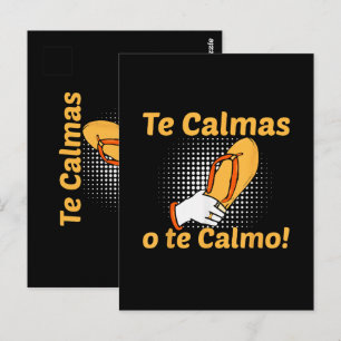 Je kalmeert of ik kalmeer je Spaanse Moeder Mexica Briefkaart