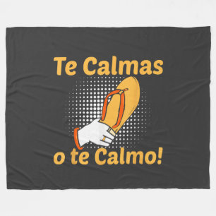 Je kalmeert of ik kalmeer je Spaanse Moeder Mexica Fleece Deken