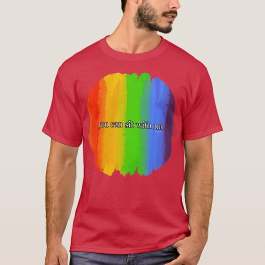 Je kan bij mij zitten t-shirt (Voorkant)