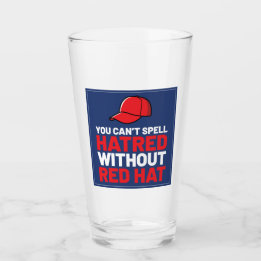 Je kan 'Haat' niet spellen zonder Red Hat Glas
