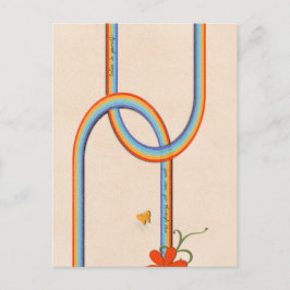 Je kan hier doorheen gaan  briefkaart