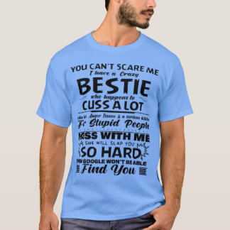Je Kan Me Niet Bang Maken Ik Heb Een Gekke Beste V T-shirt
