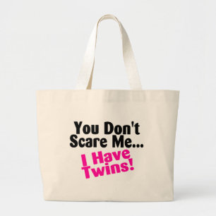 Je kan me niet schelen dat ik twee meisjes heb grote tote bag