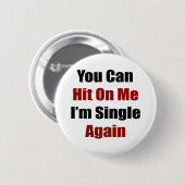 Je kan me weer ophangen. ronde button 5,7 cm (Voorkant /achterkant)