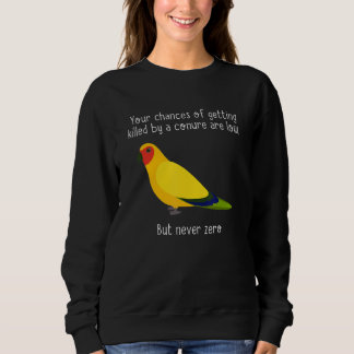 Je kans om gedood te worden door kleding vogels trui