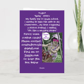 Je kat Kaart trouwen (Achterkant)