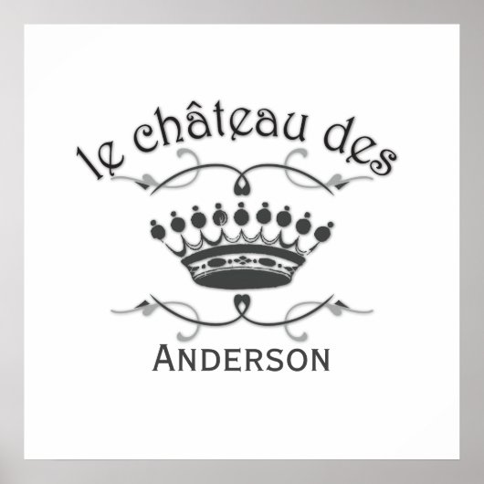 Je kat met kroon poster (Voorkant)