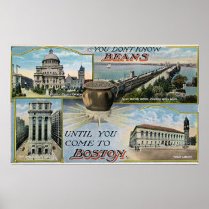 Je kent geen bonen, Schilderachtig Uitzichten van  Poster