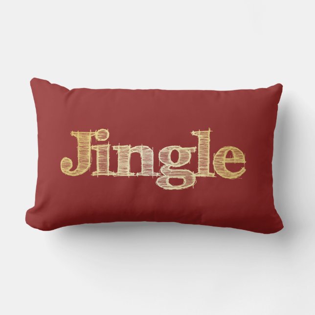 Je kiest de Colour Kerstman Jingle Bells Pillow Buitenkussen (Voorkant)