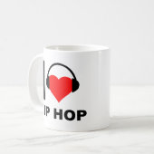 Je kiffe le Hip Hop Mug drôle (Devant gauche)