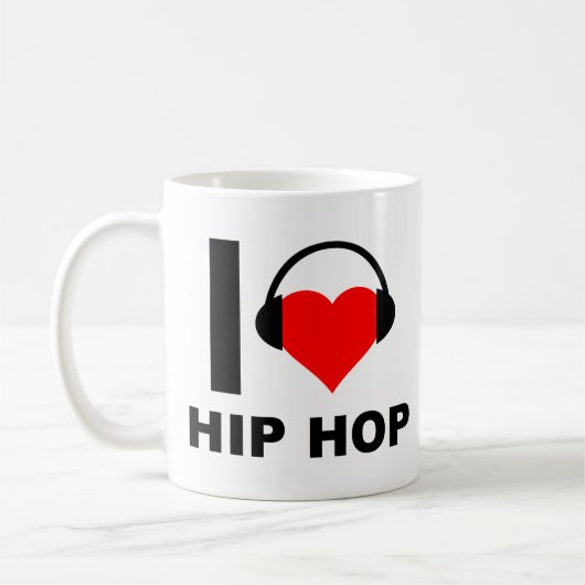 Je kiffe le Hip Hop Mug drôle (Gauche)