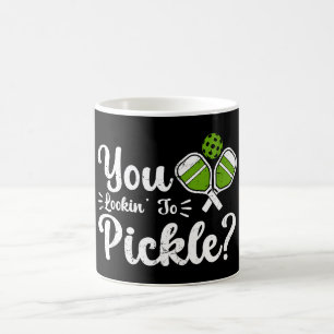 Je kijkt naar Pickle Pickleball Player Funny Koffiemok
