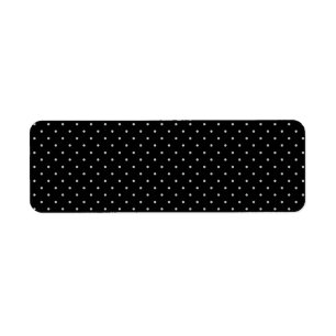 Je kleur van polka-stippen op zwart Klik om aan te Etiket