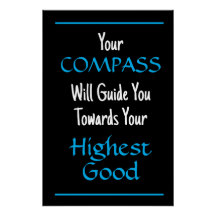 "Je kompas zal je begeleiden..." frase