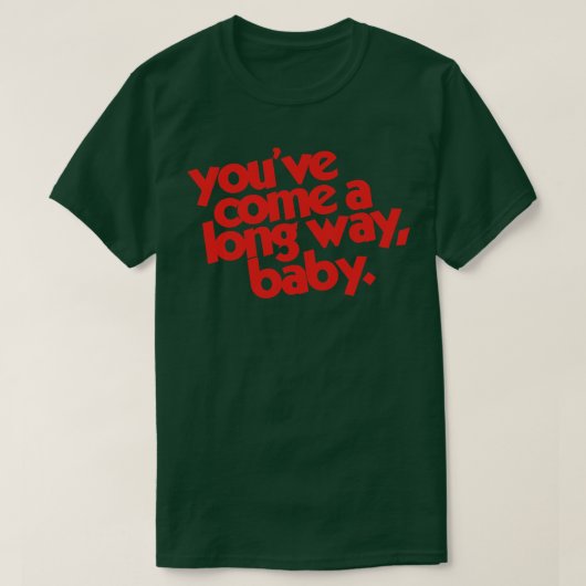 Je komt een lange weg Baby T-shirt (Design voorkant)