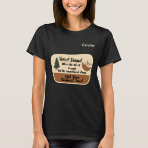 "Je komt het nooit te weten tenzij je gaat" Dames T-shirt
