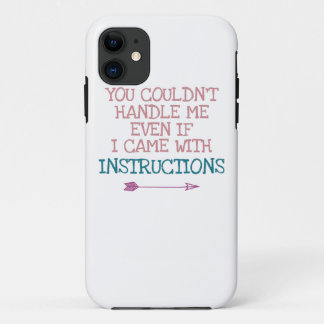 Je kon me niet aanpakken met Humor. iPhone 11 Hoesje