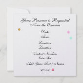 Je Koninklijke Evenement - SRF Kaart (Achterkant)