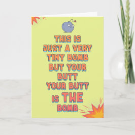 Je kont is DE BOM, gewoon een liefdesbom Kaart