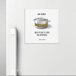 Je kookte grappige gepersonaliseerde keuken magneet