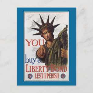 Je koopt een Liberty Bond, opdat ik niet verga Briefkaart