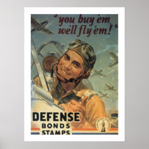 Je koopt Em, we vliegen Em. Poster