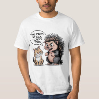 Je Krabt Mijn Rug Mooie Grappige T-Shirt Cadeau Vo