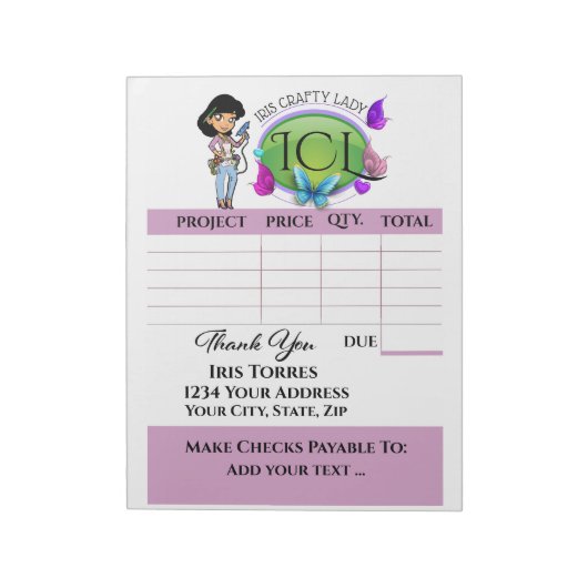 Je krasse factuur notitieblok (Gedraaid)