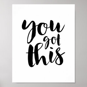 Je Krijgt Dit, Motiverende Citatengalerij Muur Poster