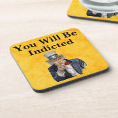 Je krijgt een Beverage Coaster Bier Onderzetter (Linkerzijde)