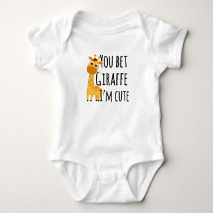 Je krijgt Giraffe, ik ben Cute, Funny Giraff Romper