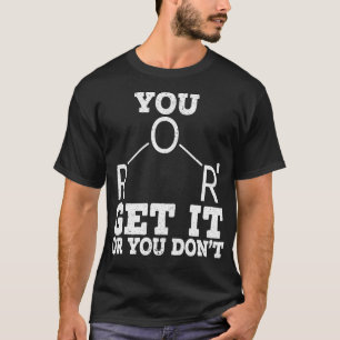 Je krijgt het of je doneert een grappige biologie t-shirt