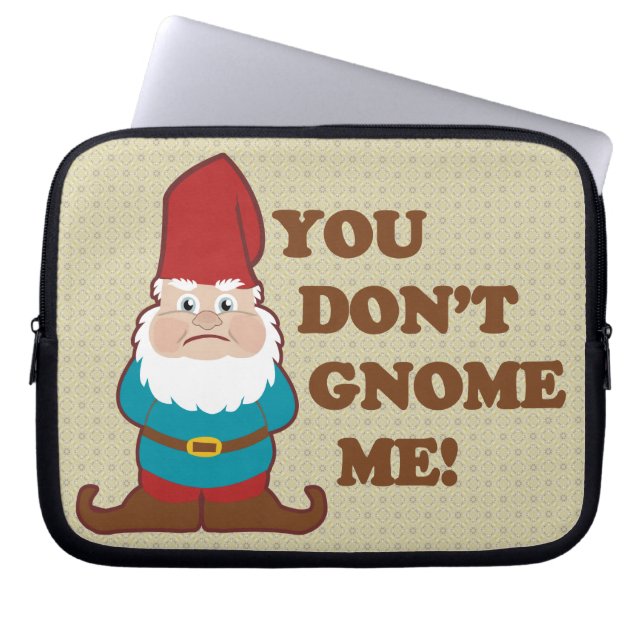 Je krijgt me niet! laptop sleeve (Voorkant)