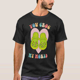 Je kronkelt mijn wereld, schoenen Valentijnsdag, X T-shirt