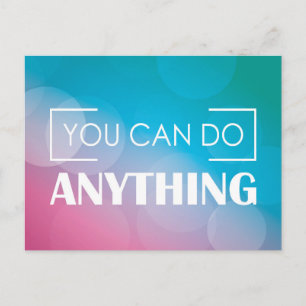 Je kunt alles doen briefkaart