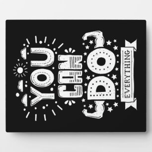 Je kunt alles doen fotoplaat