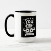 Je kunt alles doen mok (Links)