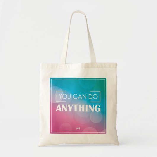 Je kunt alles doen tote bag (Voorkant)
