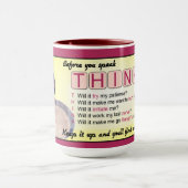 Je kunt beter denken (rating G) Mok (Midden)