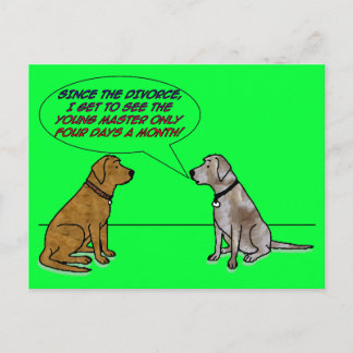 Je kunt de jonge meester maar 4 dagen per maand zi briefkaart