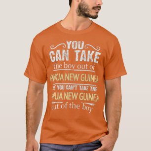 Je kunt de jongen uit Papoea-Nieuw-Guinea halen, m T-shirt