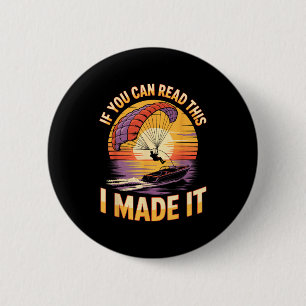 Je kunt deze parasailer-paragliding-boot lezen P Ronde Button 5,7 Cm
