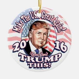 Je kunt deze Trump 2016 niet vertrouwen Keramisch Ornament