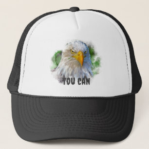 Je kunt Eagle mannen Trucker Hat Trucker Pet