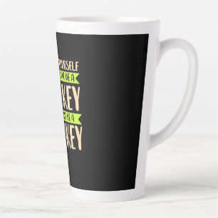 Je kunt een aap zijn latte mok