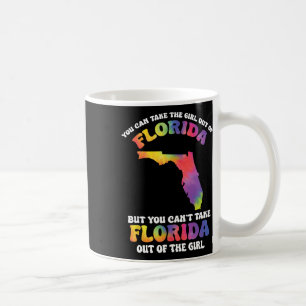 Je kunt Florida niet uit de meisjesvakantie T-shir Koffiemok