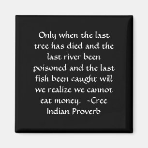 Je kunt geen geldmagneet eten magneet