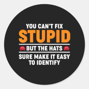 Je kunt geen onstuimige oplossing vinden, maar de ronde sticker